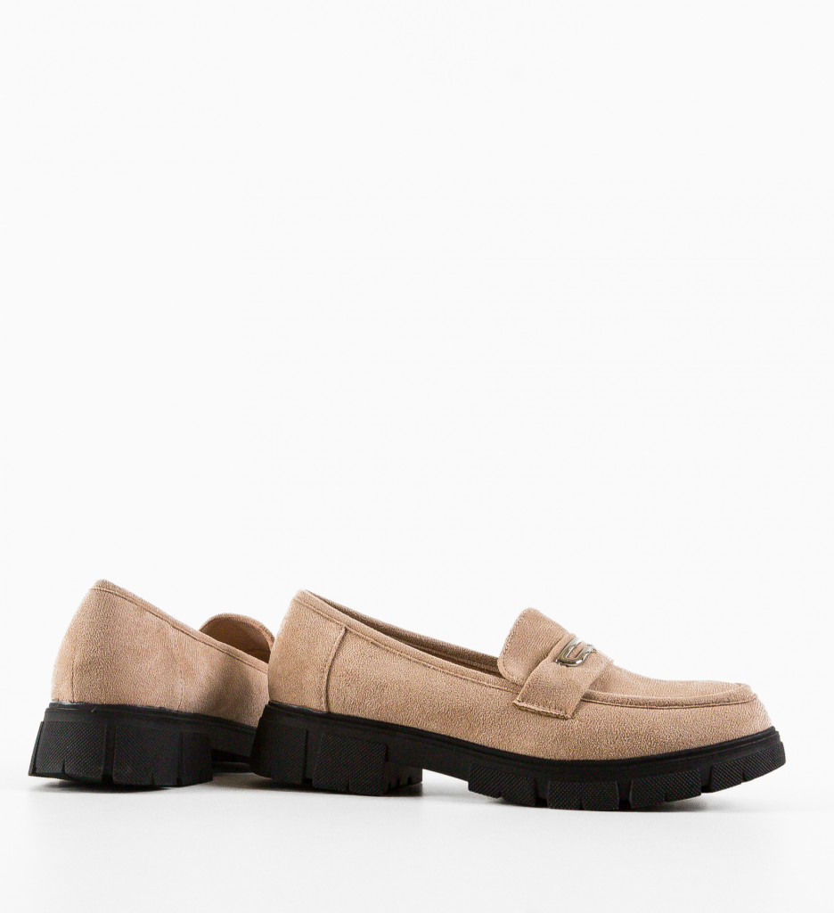 Pantofi Casual Tynos Bej | Confort & Eleganță - imagine 6