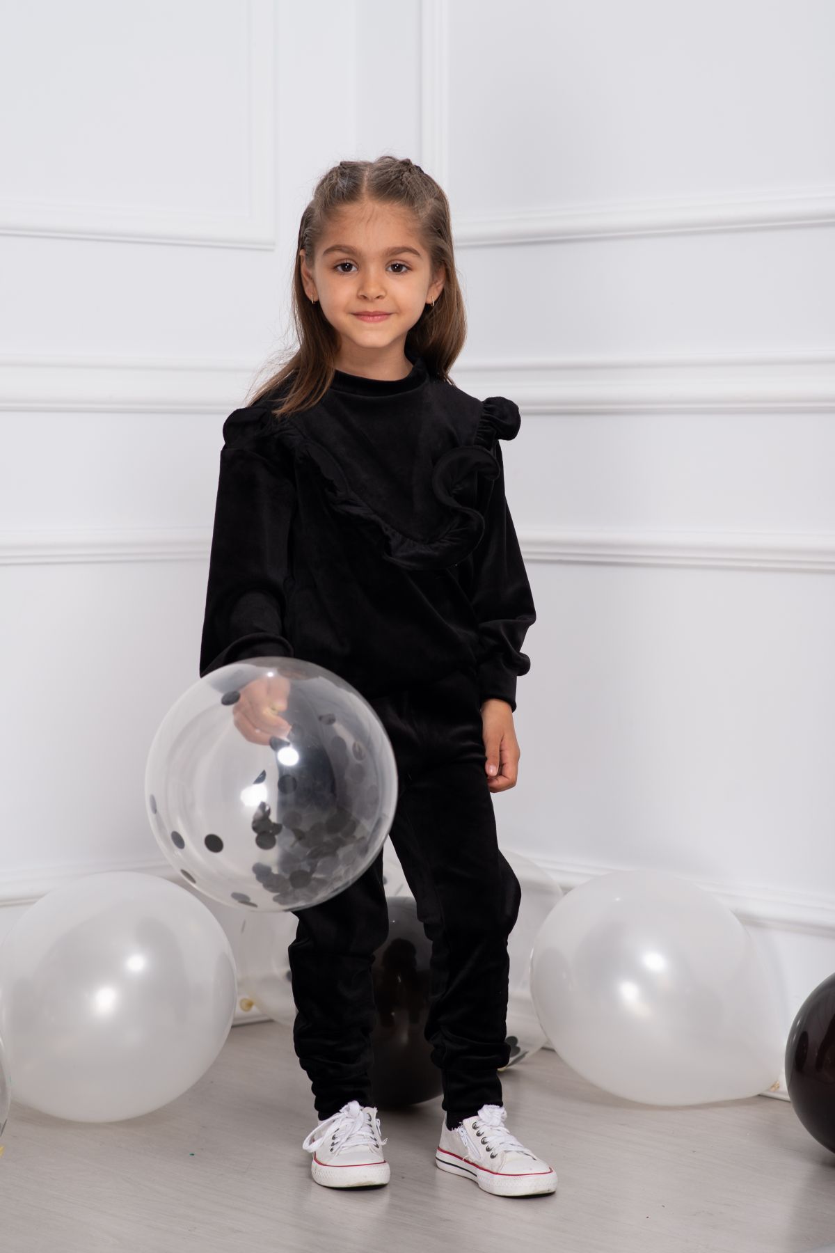 Trening Catifea Chanttal Erica Negru pentru Copii