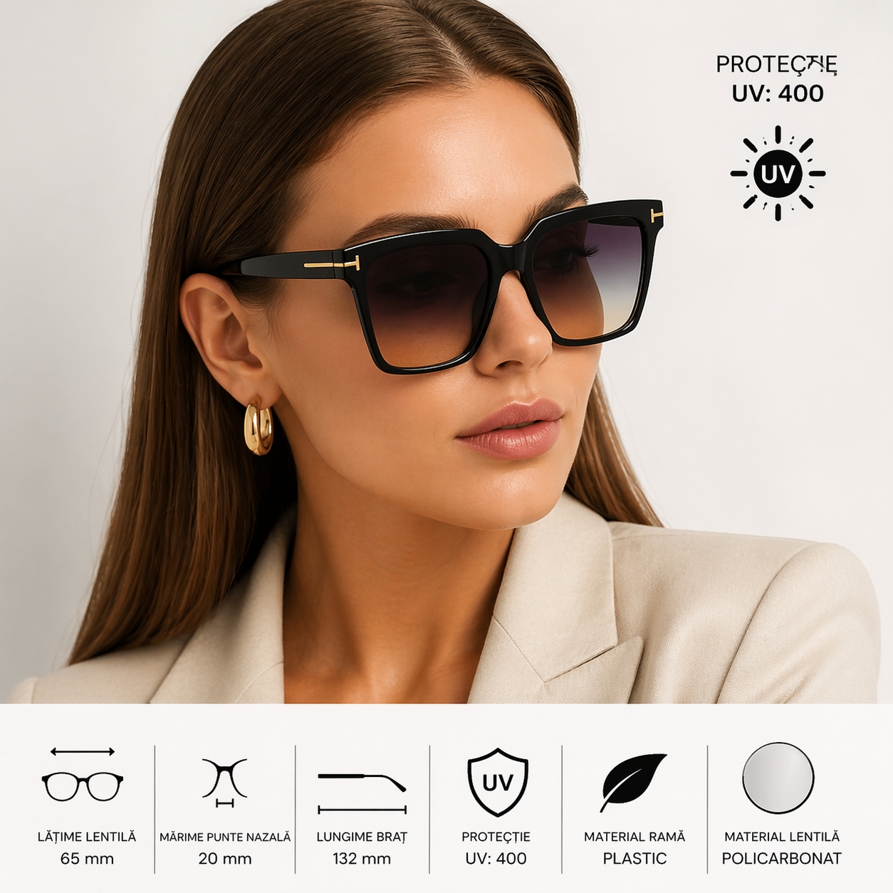 Ochelari Soare Femei Picadili SG074 UV400 - imagine 4