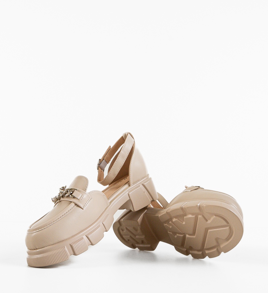 Pantofi Casual Nasana Bej - Confort și Stil - imagine 5