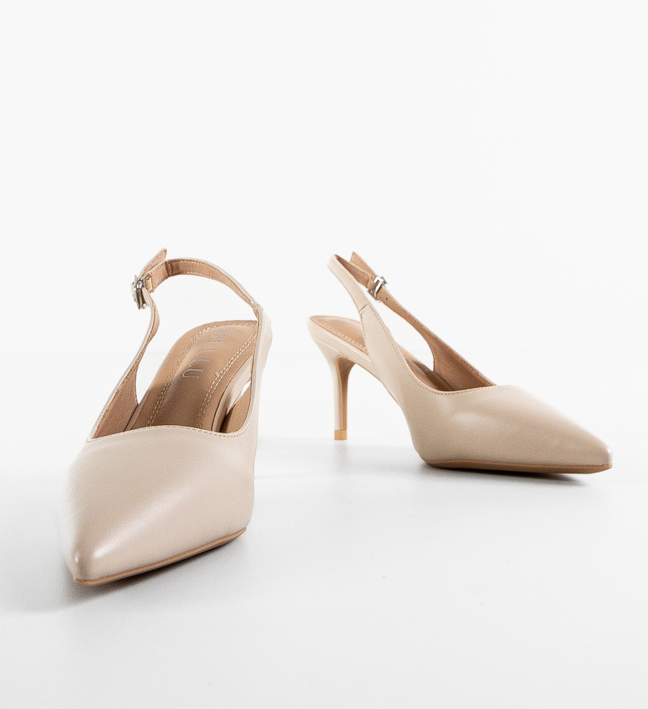 Pantofi cu toc Leroy Bej - Eleganță și Confort - imagine 5