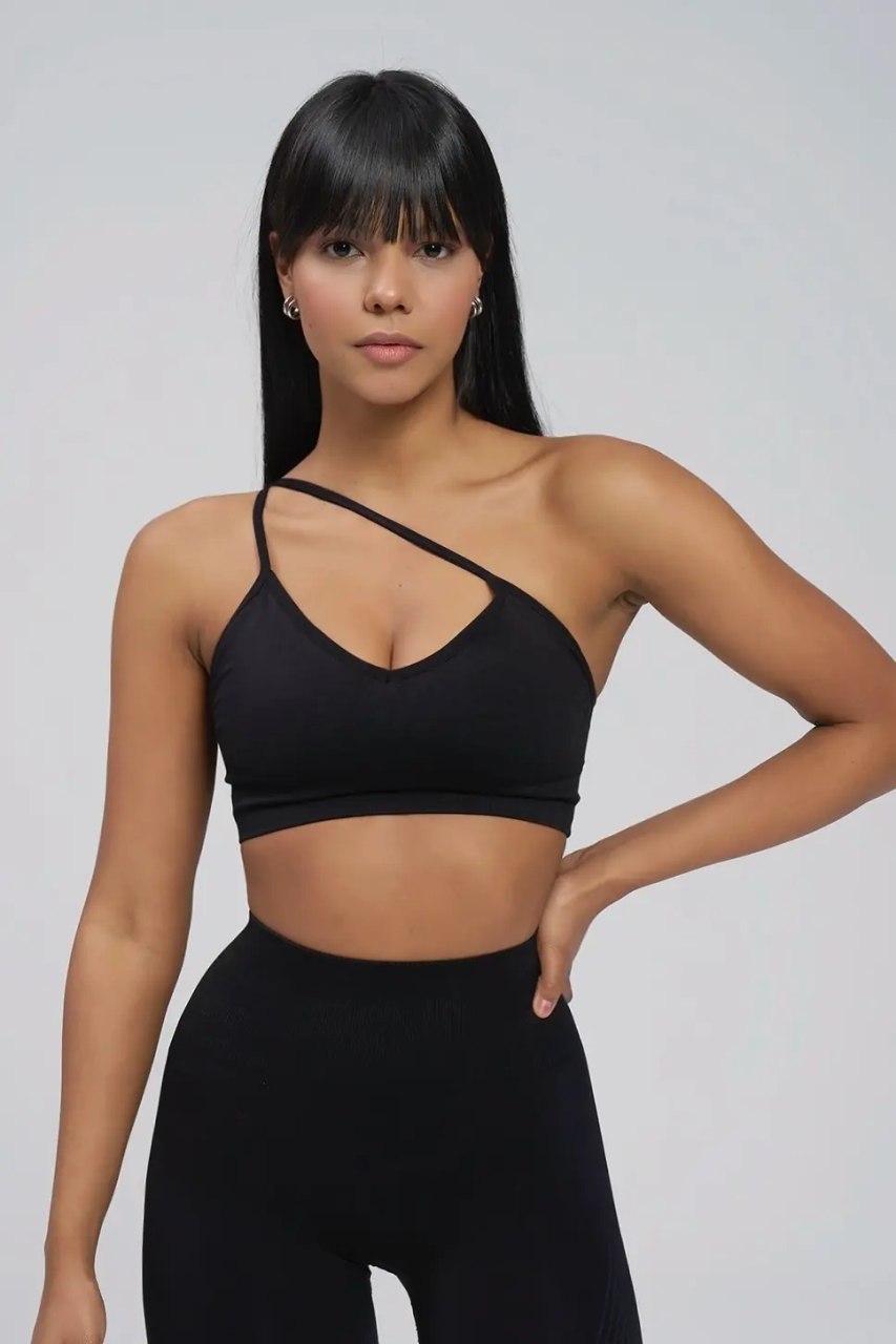 Bustieră Sport Push-Up cu Bretele Versatile Marquise