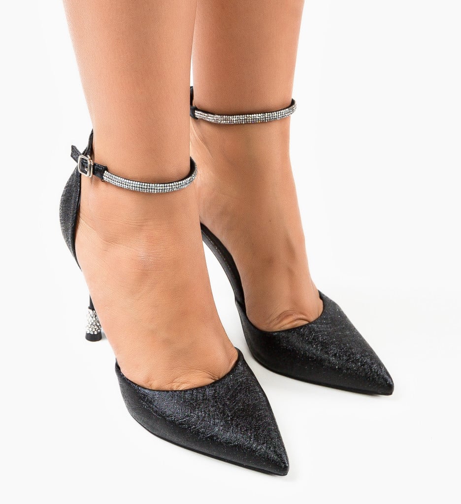 Pantofi Sennach Negri | Eleganță și Stil - imagine 4