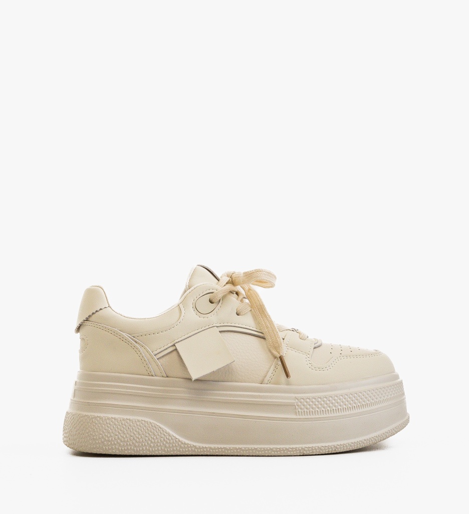 Sneakers Dama Uynn Bej - Confort și Stil Urban - imagine 5