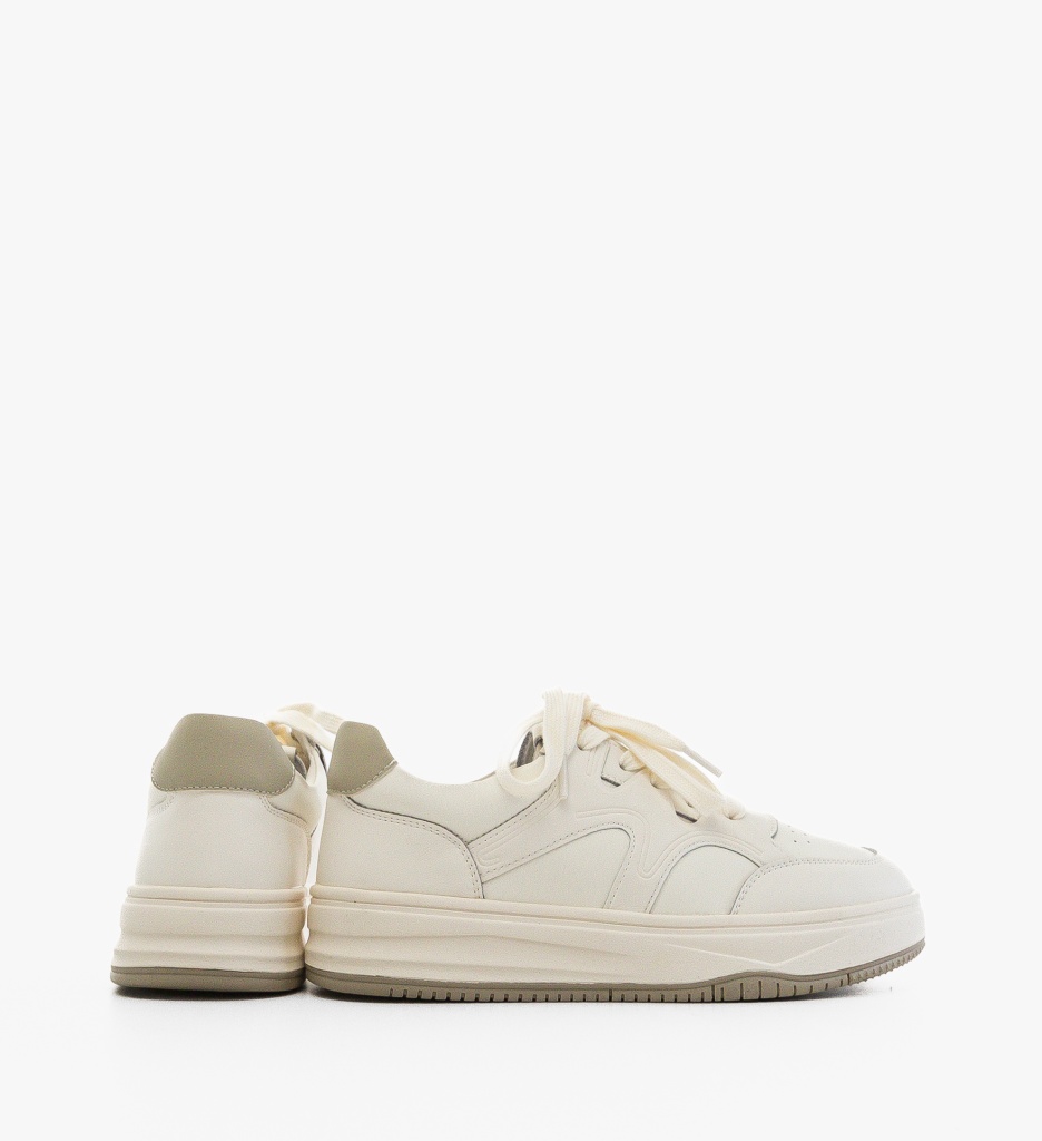 Sneakers Niuzli Dama Albi | Confort si Stil - imagine 6