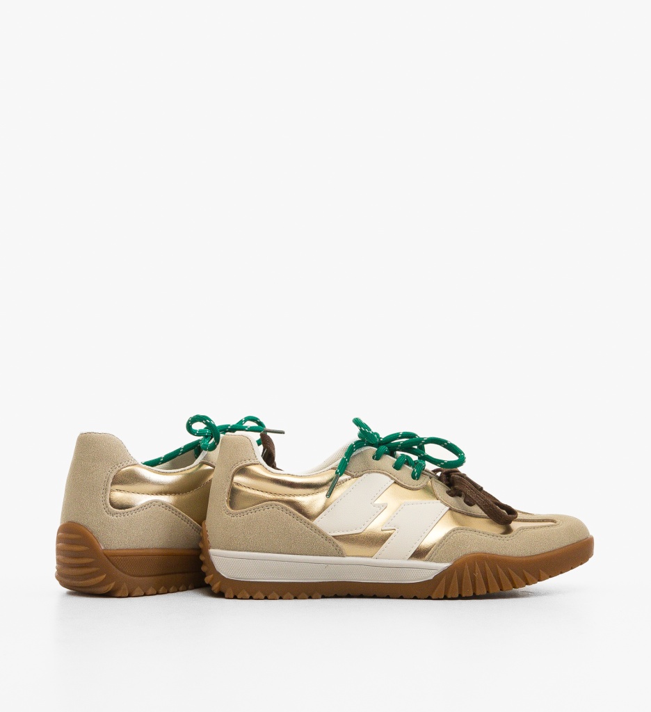 Pantofi Sport Velma Aurii - Stil și Confort - imagine 3