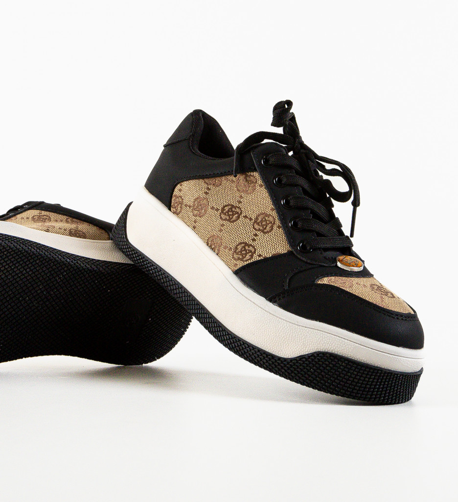 Sneakers Dama Guett Khaki 2 - Confort și Stil - imagine 4