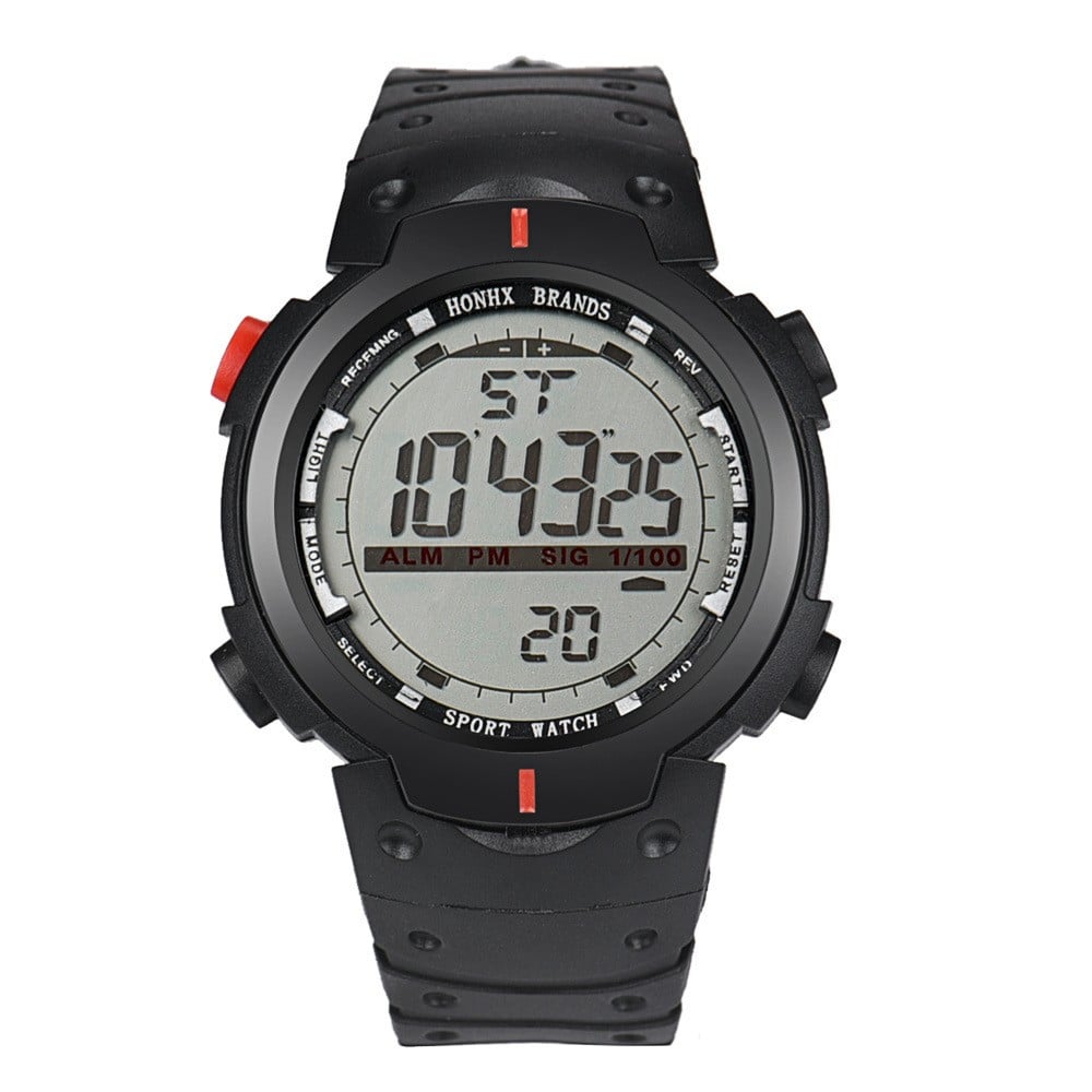 Ceas Bărbătesc HONHX CS136 Digital, Curea Silicon, Cronometru