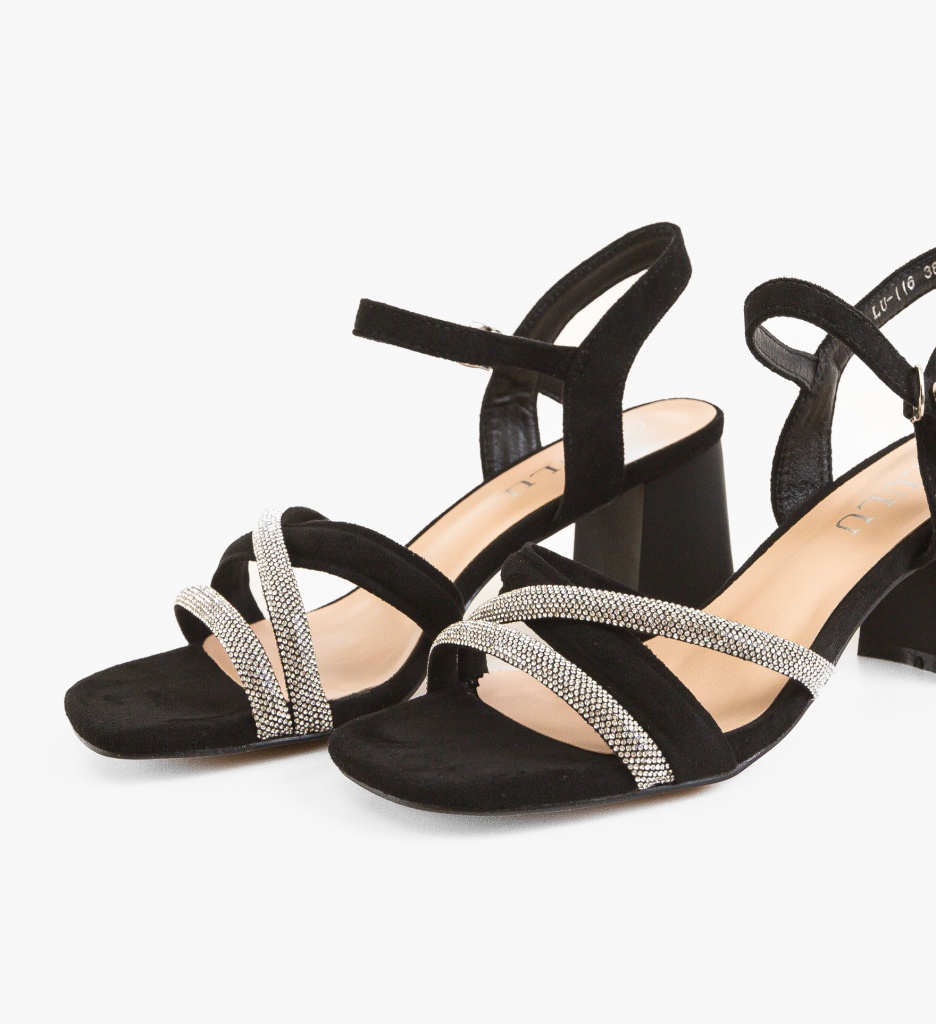 Sandale Dama Frizbi Negre - Eleganță și Confort - imagine 5
