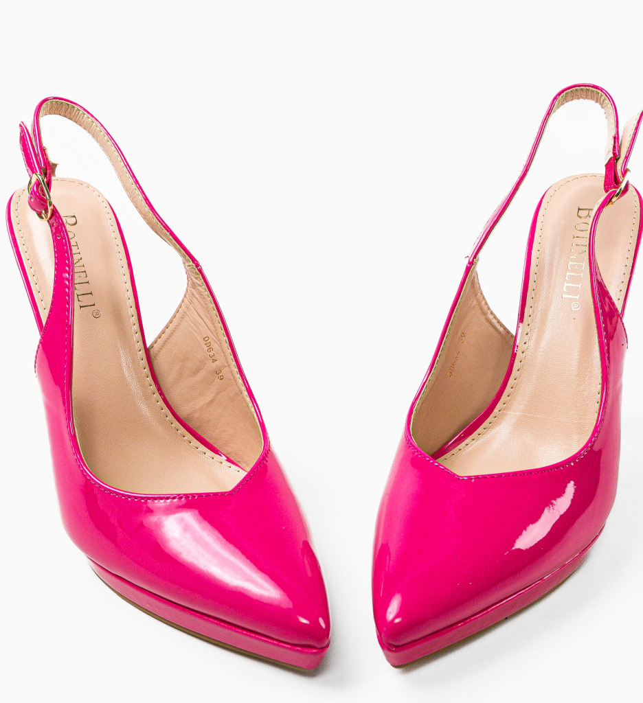 Pantofi Toc Rajendra Fuchsia - Eleganță Feminină - imagine 7