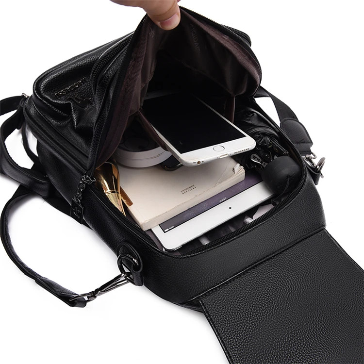 Rucsac Dama Delis Camellia GT2602 Mov Piele Eco - imagine 3