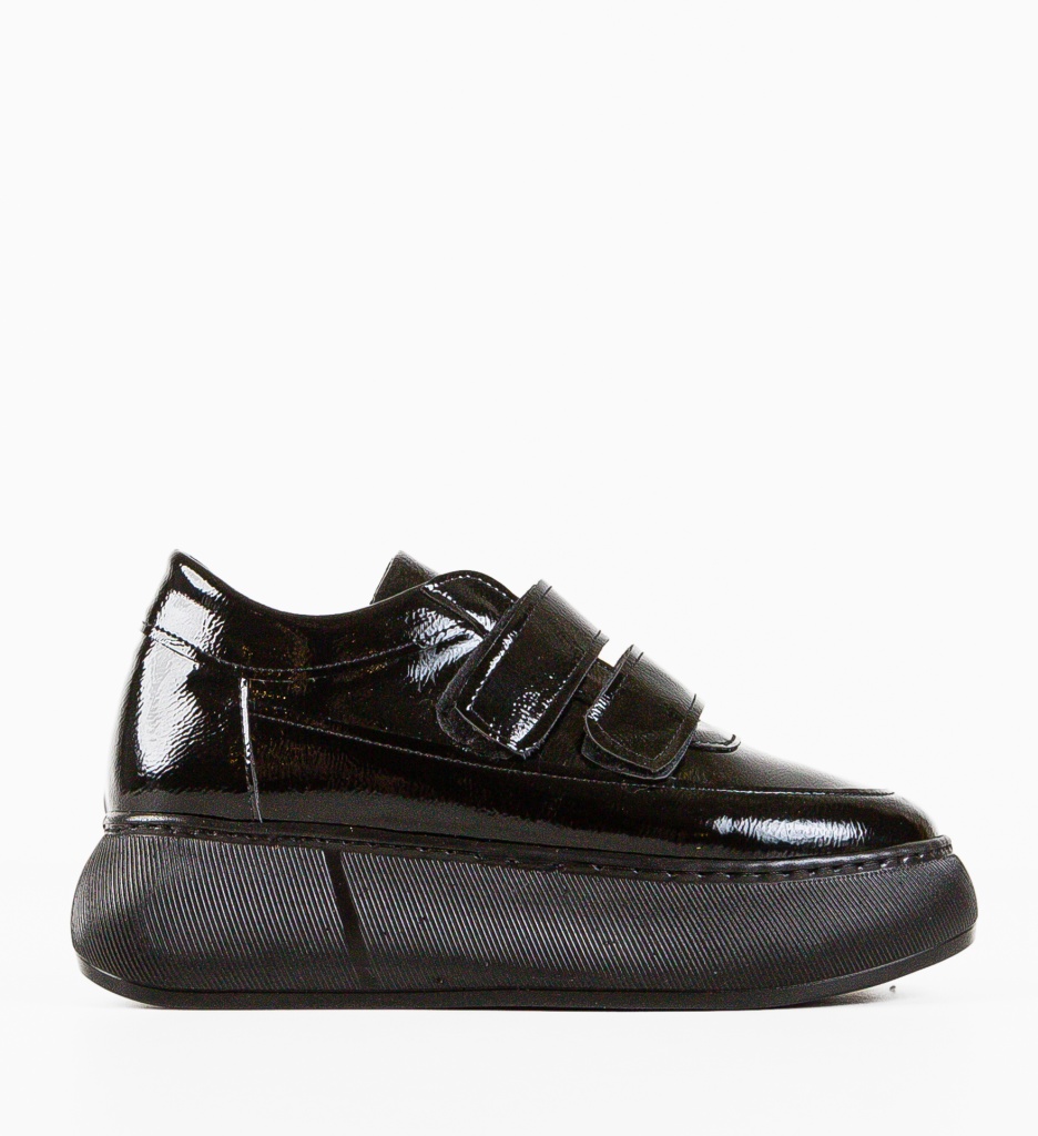 Pantofi Casual Mernera Negri - Confort Zilnic - imagine 4