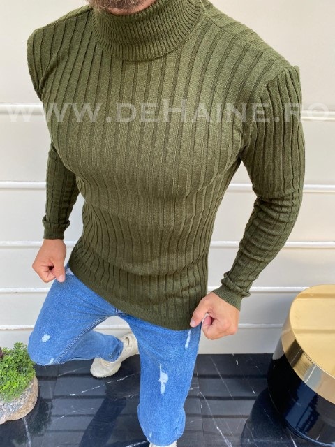 Helancă Bărbați Slim Fit Kaki | Stil Versatil