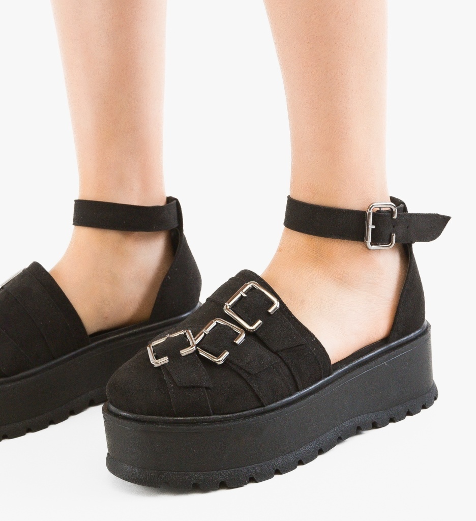 Pantofi Casual Koerel Negri | Confort Stilat