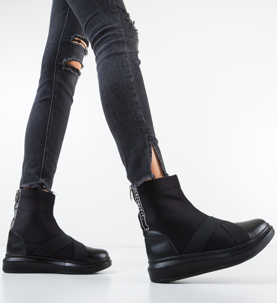Pantofi Cenice Negri 2 | Confort Sport