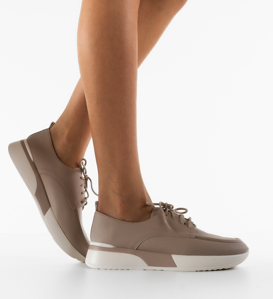 Pantofi Casual Dama Rhine Gri - Confort & Stil