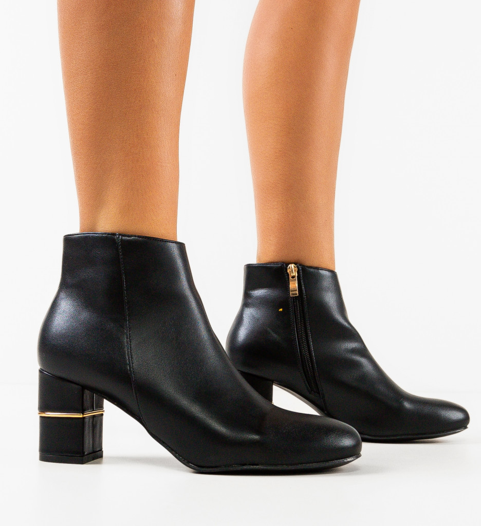 Botine Murray Negre - Eleganță și Confort - imagine 2