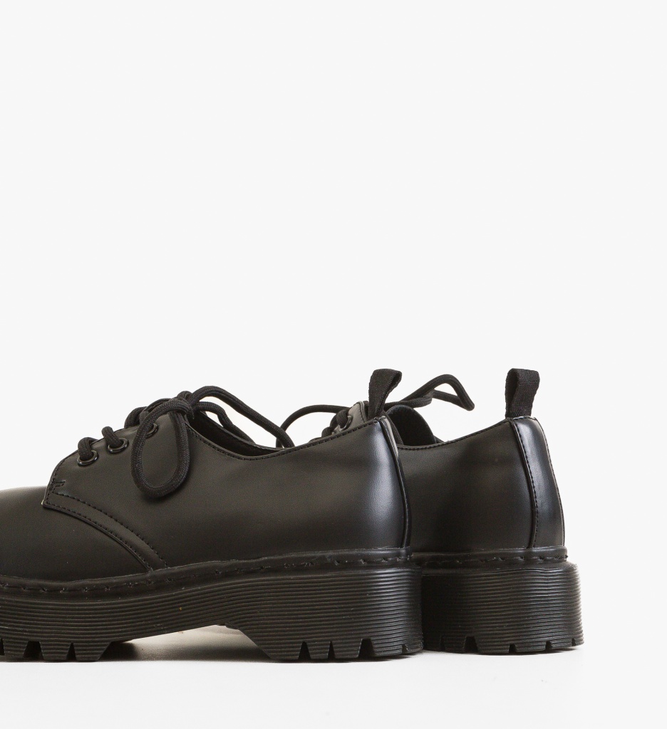 Pantofi Casual Negri Uchen | Stil Zilnic - imagine 7