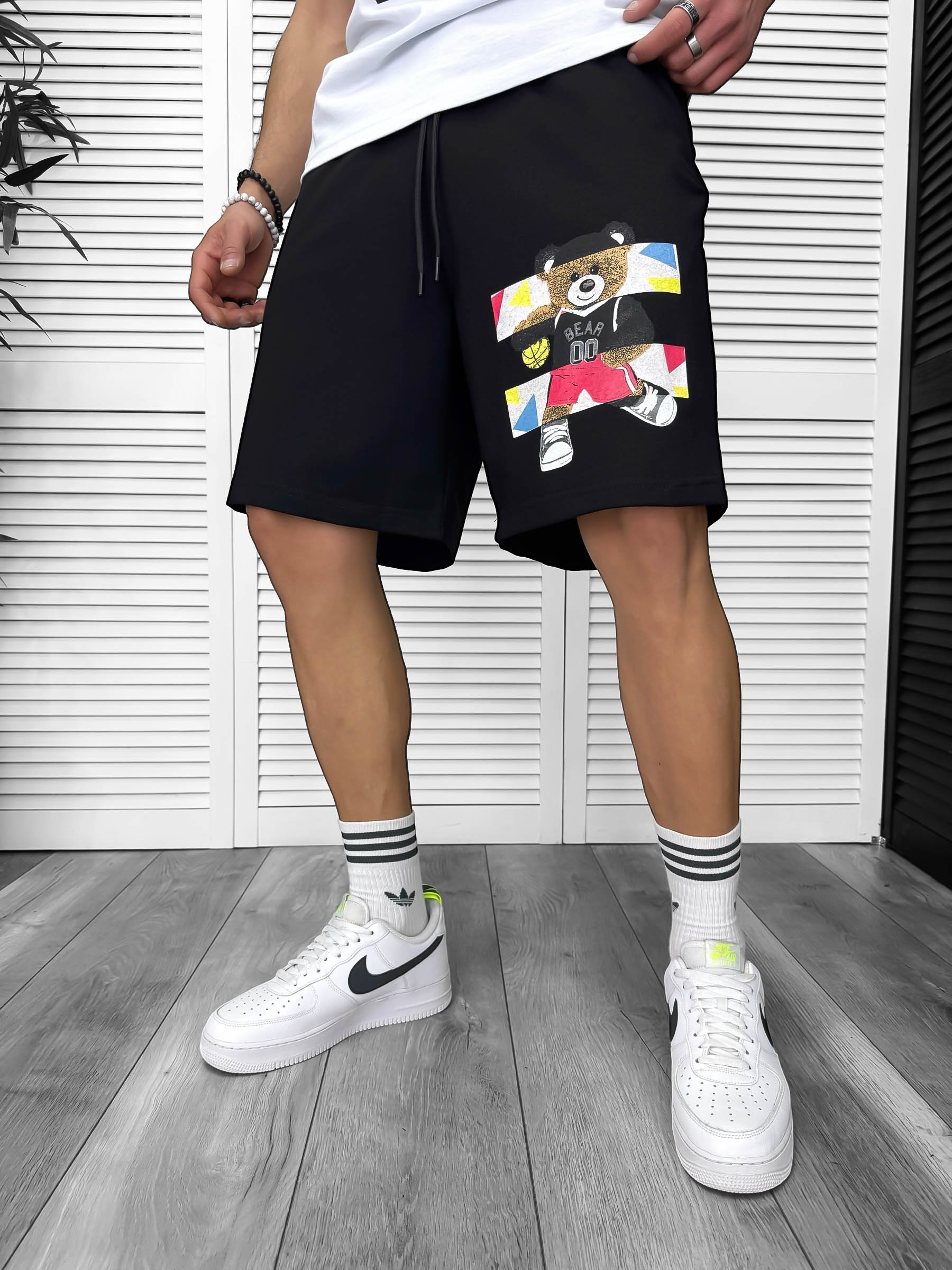 Pantaloni Scurți Negri Bumbac | Stil & Confort