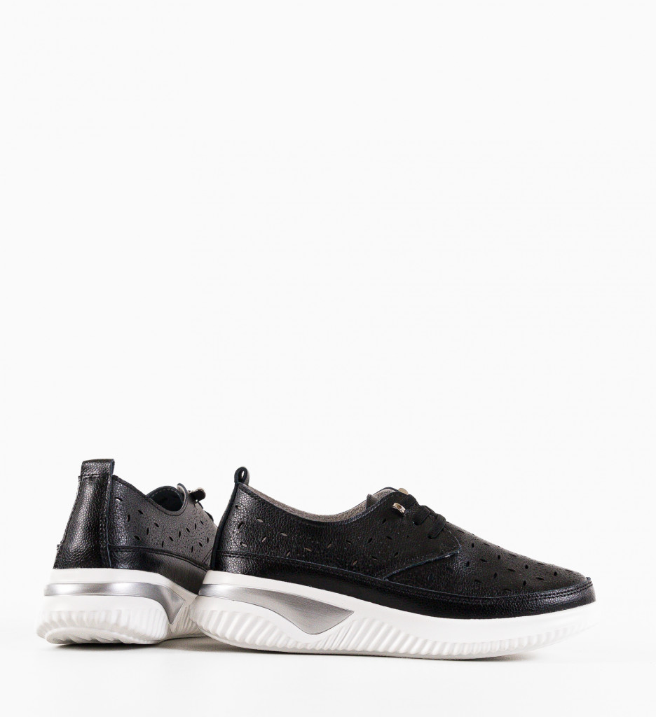 Pantofi Casual Balaj Negri | Confort și Stil - imagine 6