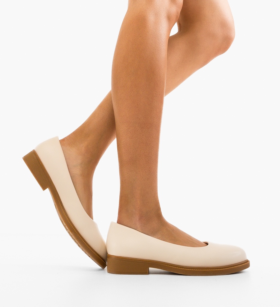Balerini Dabby Bej | Confort și Eleganță Casual - imagine 1
