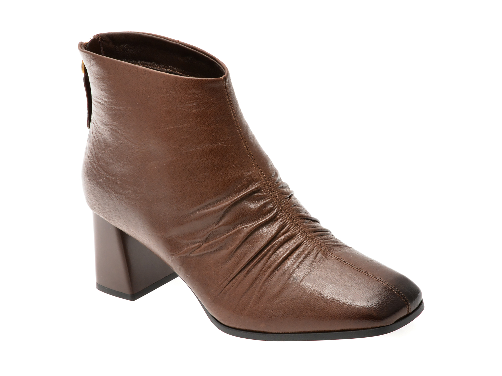 Botine EPICA maro din piele naturală