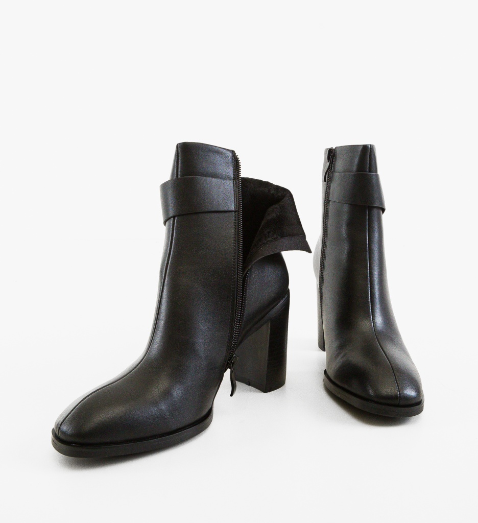 Botine Glaray Negre Depurtat | Eleganță & Confort - imagine 5