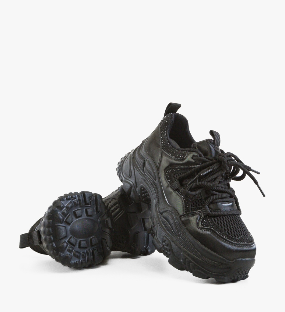 Sneakers Dama Yera Negri | Confort și Stil Sport - imagine 2