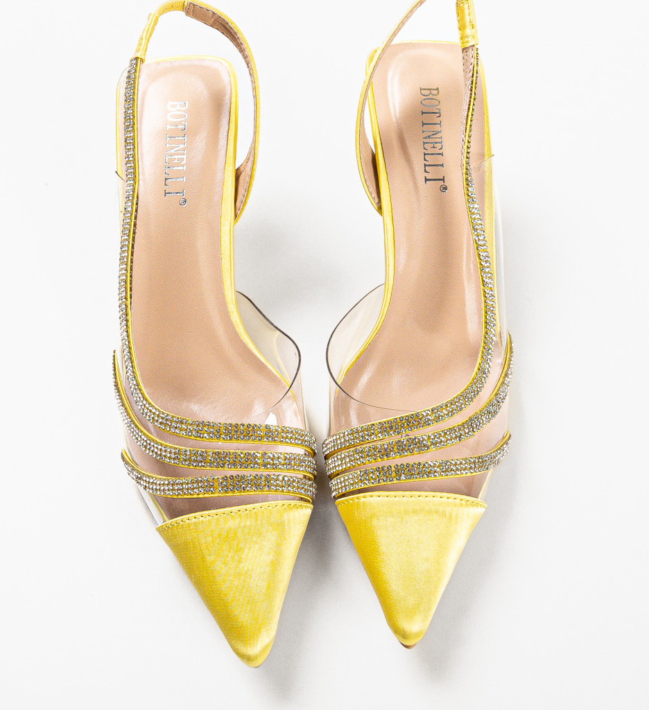 Pantofi cu toc Yildiz Galbeni - Eleganță și Stil - imagine 7