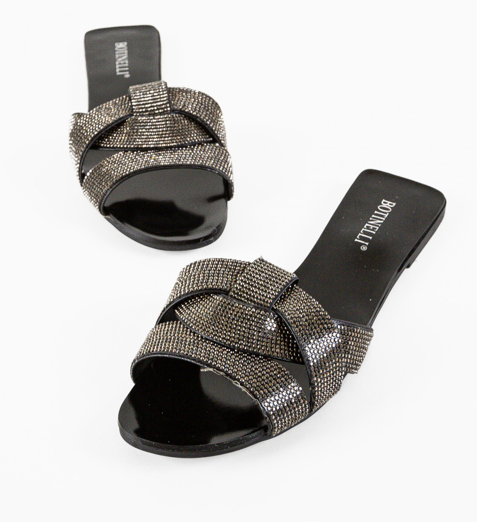 Papuci Dama Roshio Negru - Confort și Eleganță - imagine 4