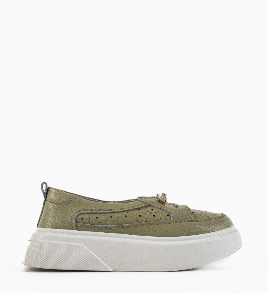 Pantofi Casual Darya Khaki - Confort și Stil Zilnic - imagine 4