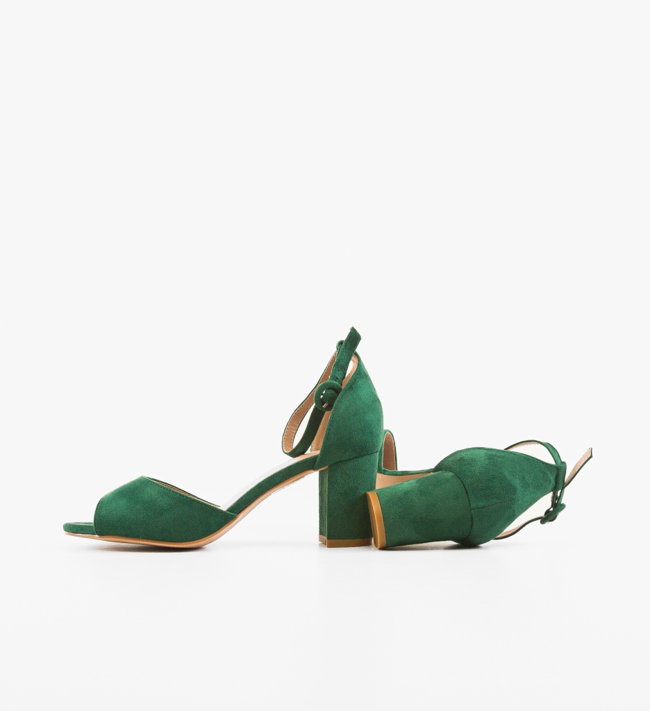Sandale cu Toc Duncan Verzi | Eleganță Maximă - imagine 5