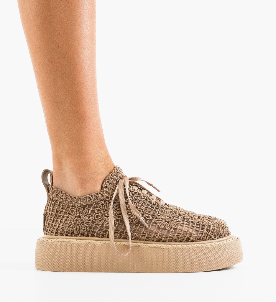 Pantofi Casual Ystory Khaki - Confort și Stil - imagine 6