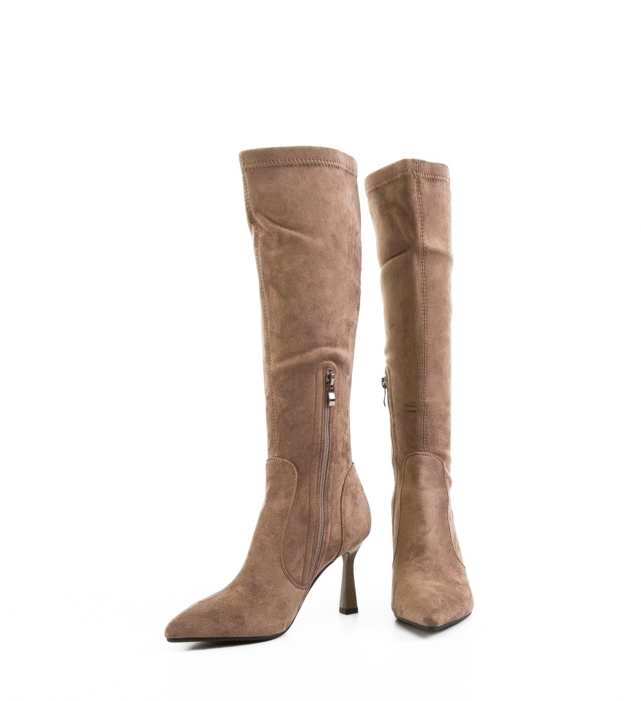 Cizme Dama Eloise Khaki - Eleganță și Confort - imagine 5