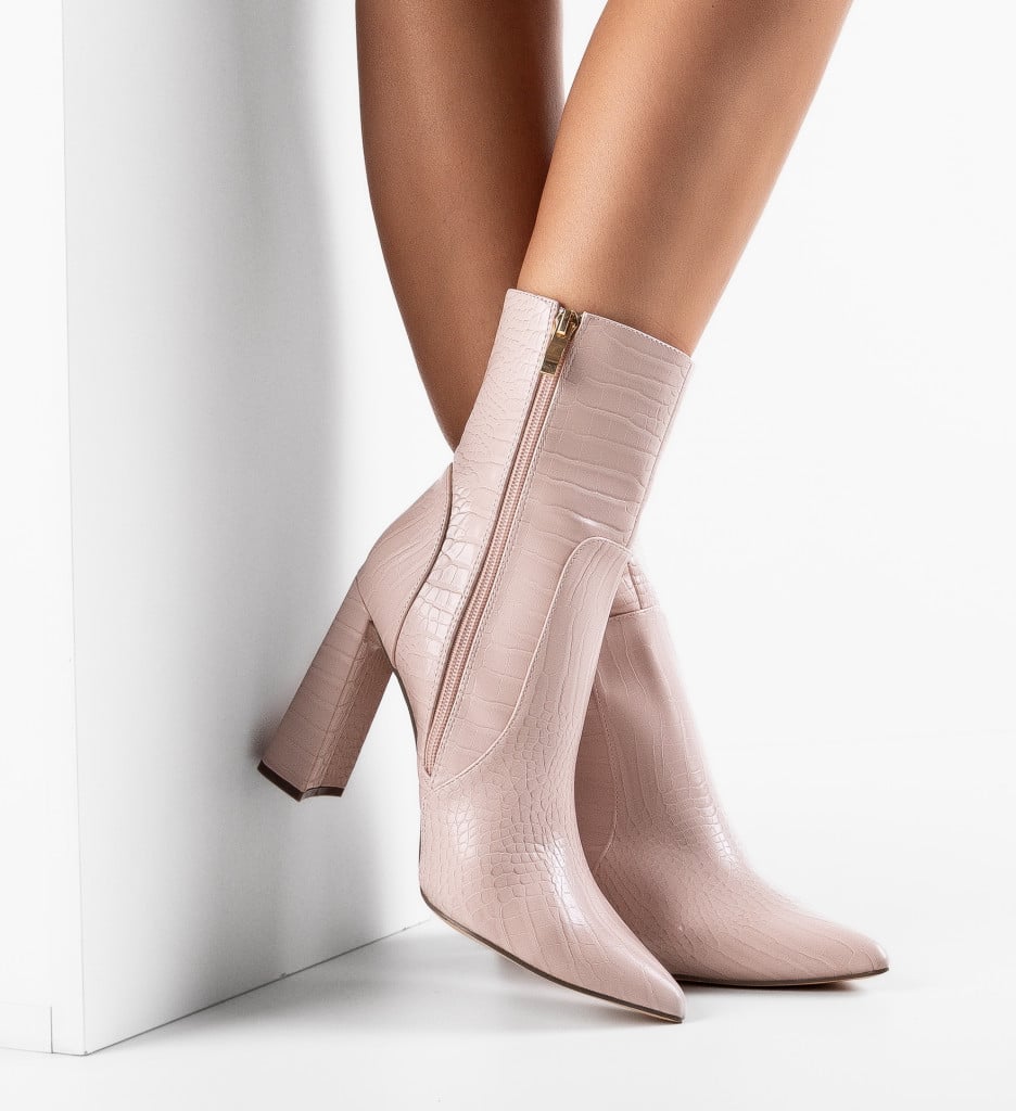 Botine Dama Lutfi Roz - Stil și Eleganță Unică - imagine 4