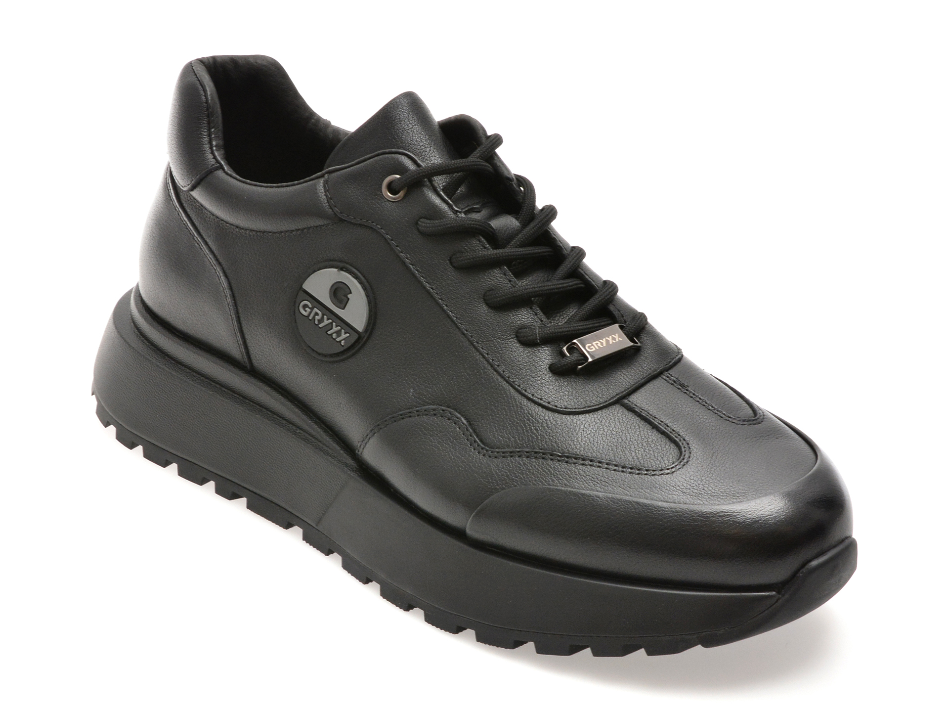 Pantofi GRYXX Negri din Piele Naturală