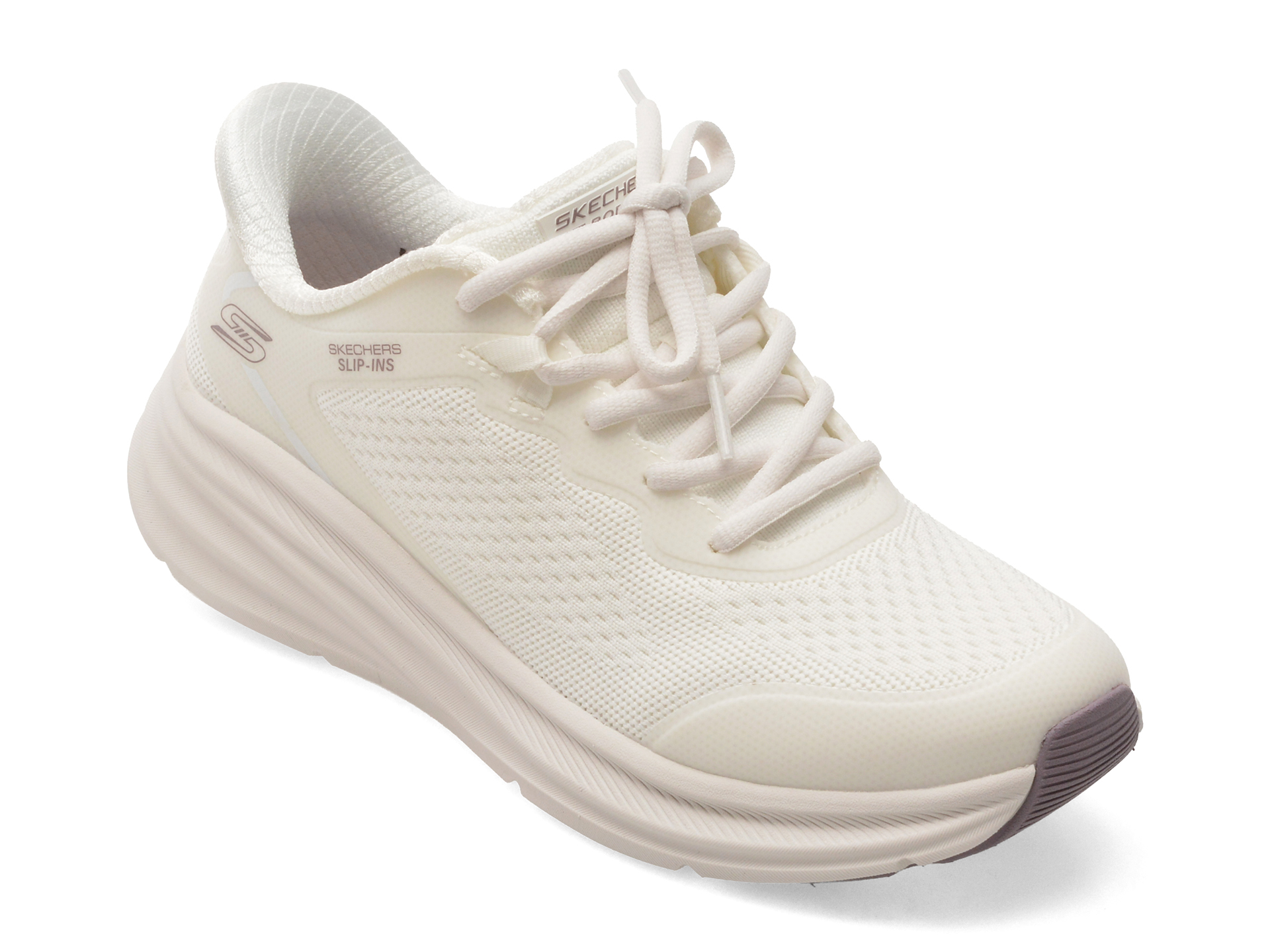 Pantofi SKECHERS BOBS SKILLZ, Alb, Confort Memory Foam