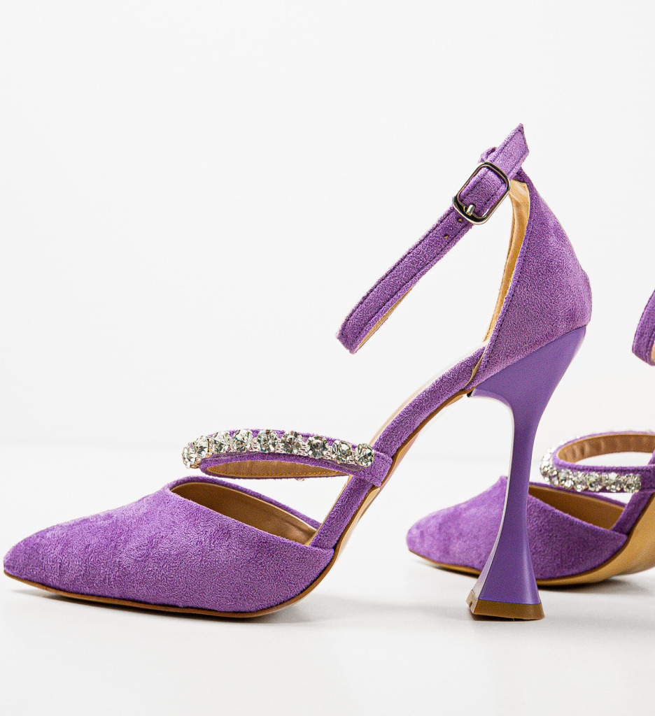 Pantofi Rufus Mov - Eleganță și Stil Feminin - imagine 5