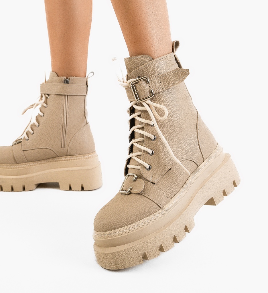 Ghete Dama Sorcer Khaki | Stil si Confort