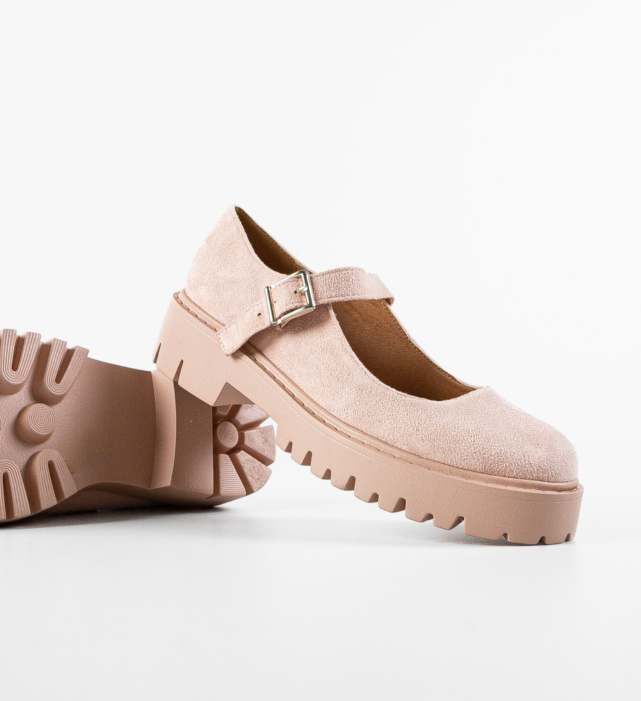 Pantofi Casual Dama Tiber Roz - Stil Confort