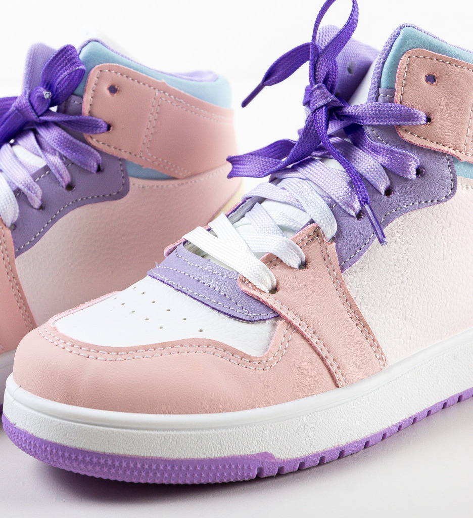 Sneakers Dama Galvan Roz - Confort Urban - imagine 7