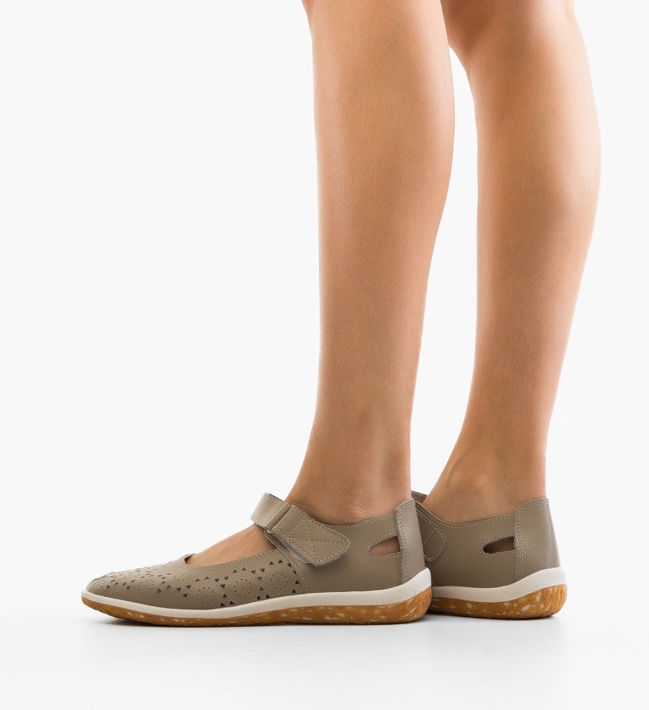 Pantofi Casual Silka Gri - Confort & Stil - imagine 2