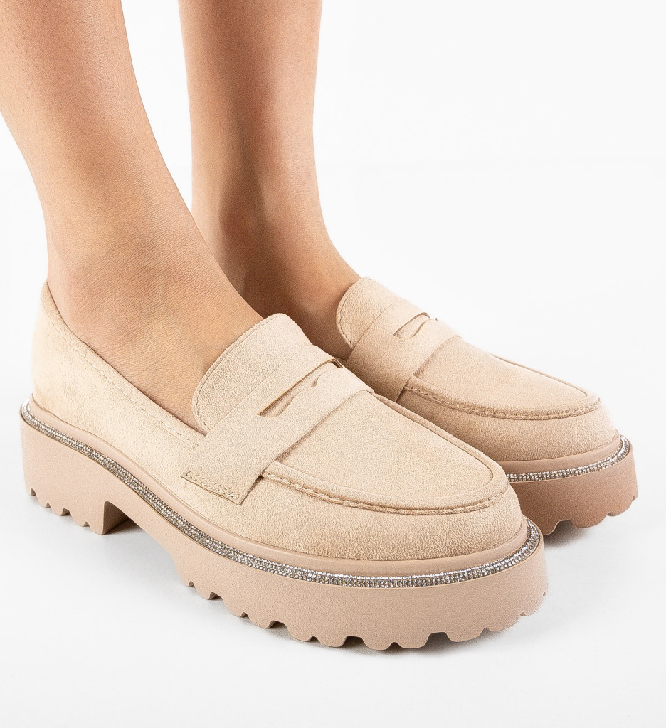 Pantofi Casual Sion Bej | Confort și Stil