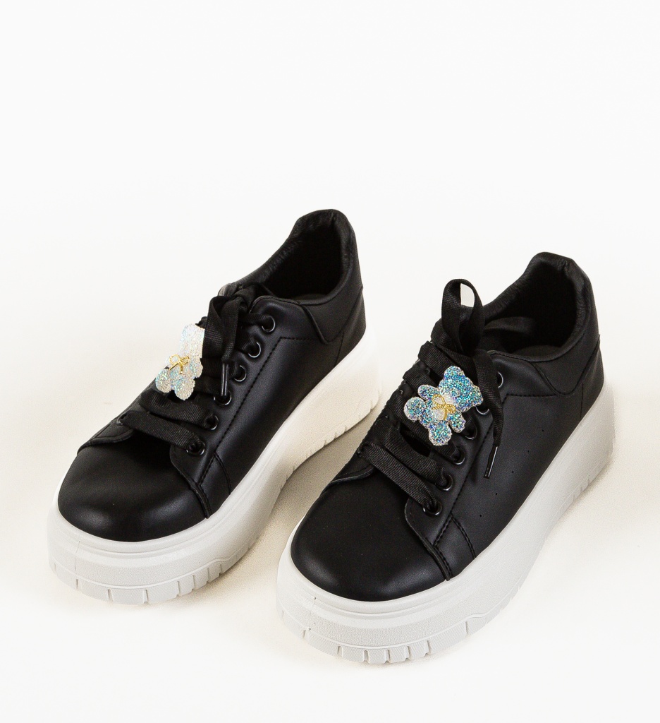 Sneakers Dama Hydra Negri | Stil și Confort - imagine 6