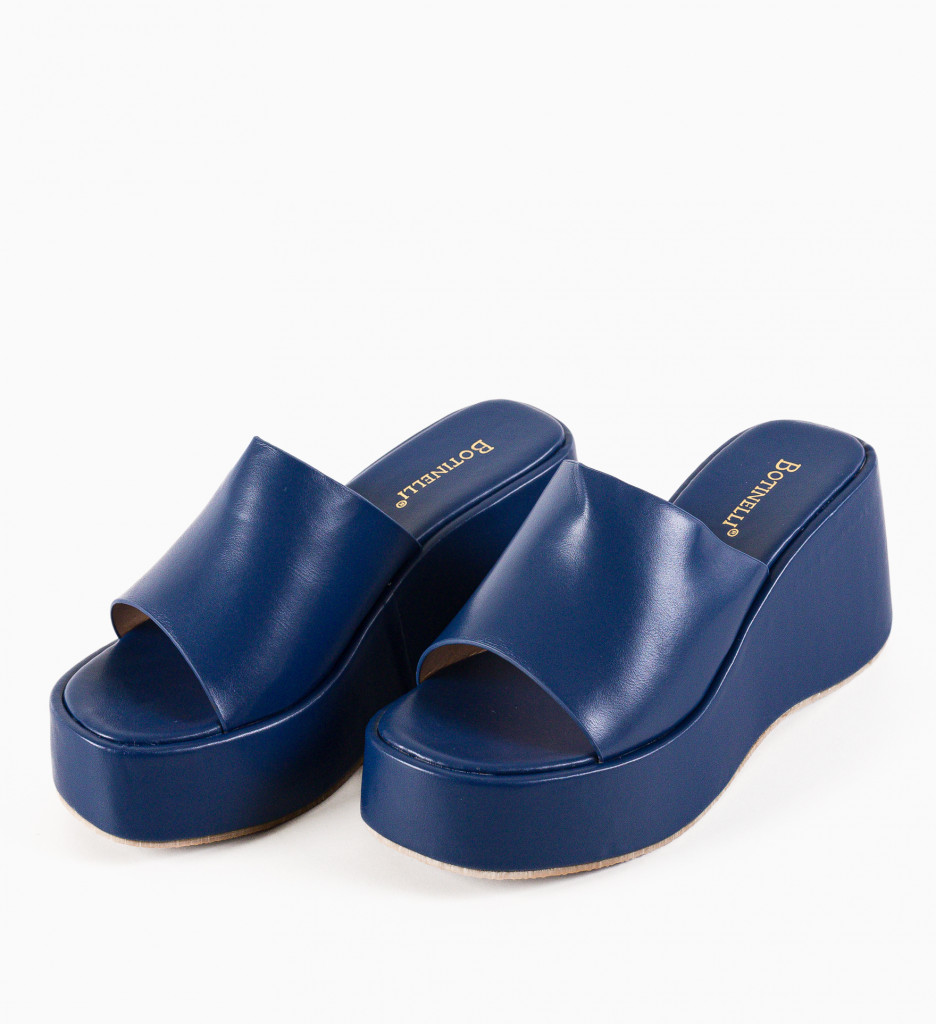 Papuci Dama Haras Albastri - Confort și Eleganță - imagine 6