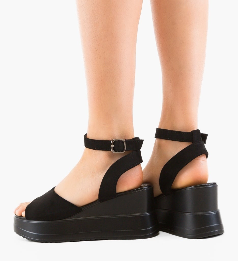 Sandale Dama Soraca Negre | Eleganță și Confort - imagine 4
