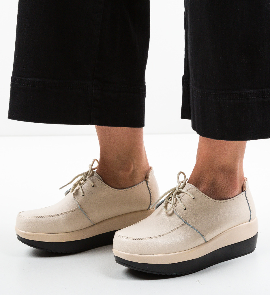 Pantofi Casual Bej - Stil și Confort Zilnic - imagine 2