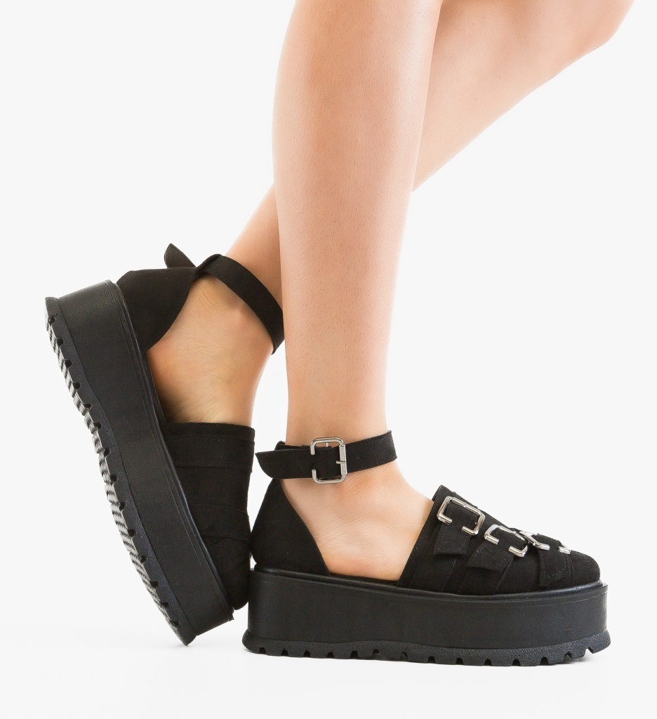 Pantofi Casual Koerel Negri | Confort Stilat - imagine 5