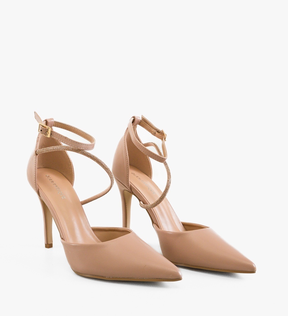 Pantofi Stiletto Dama Levyy Nude Eleganți - imagine 5