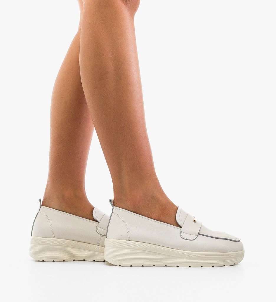 Pantofi Casual Vefra Albi | Stil și Confort Zilnic - imagine 5
